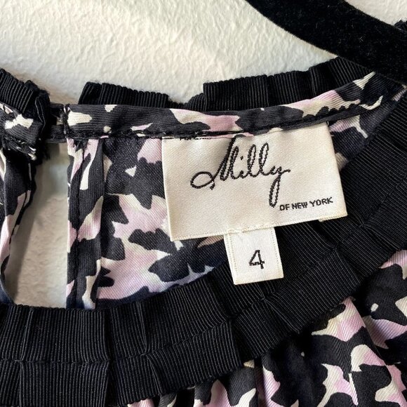 Milly Silk Button Side Sleeveless Top 4 - Picture 2 of 9